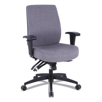Alera® Alera Wrigley Series 24-7 High Performance High-back Multifunction Task Chair, Supports 300 Lb, 17.24" To 20.55" Seat, Black freeshipping - TVN Wholesale